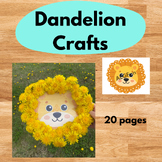 Dandelion Threading Craft Art Project, Fine Motor Skills H