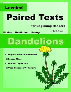 Preview of Dandelions--Leveled Paired Texts and Lesson Plans for Beginning Readers