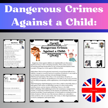 Preview of Dangerous Crimes Against a Child : with Multiple-Choice Questions and Answers: