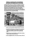 Dangerous Factory Article Project (pdf)- Common Core Aligned