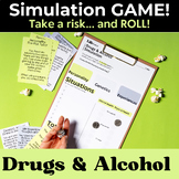 Preview of Dangers of Drugs & Alcohol Simulation GAME ! High School HEALTH - Peer Pressure