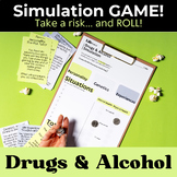 Preview of Dangers of Drugs & Alcohol Simulation GAME ! High School HEALTH - Peer Pressure