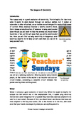 Dangers of Electricity Comprehension (Information Text and