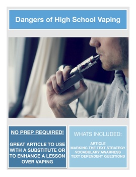 Preview of Dangers of Vaping