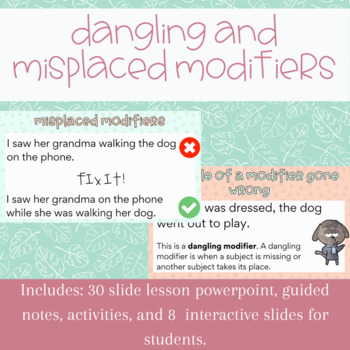 what is a dangling modifier example
