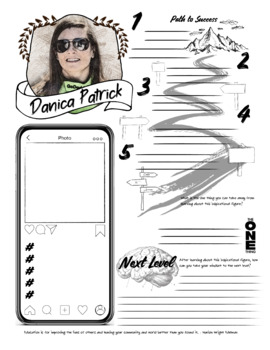 Preview of Danica Patrick -  Sketch Notes
