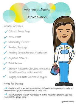 Preview of Danica Patrick: Women in Sports