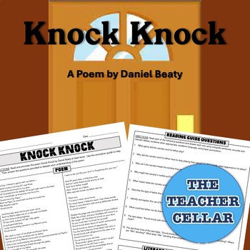 Preview of Daniel Beaty's Knock Knock Poem: Reading Guide Questions + More