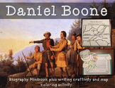 Daniel Boone Biography Minibook plus activities