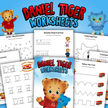 Preview of Daniel Tiger Learning Activity Pack