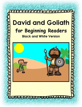 Preview of David and Goliath Black and White Version