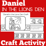 Daniel and the Lions Den Craft | Bible Stories Lessons | B