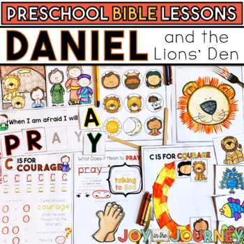 Preview of Daniel and the Lions Den (Preschool Bible Lesson)