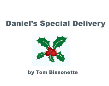 Preview of Daniel's Special Delivery