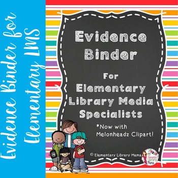 Preview of Professional Evaluation and Evidence Binder for Elementary Media Specialists