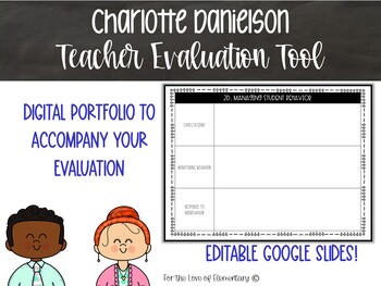 Preview of Danielson Teacher Evaluation Tool