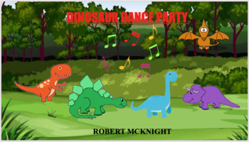Preview of Danny Dinosaur & Friends: A Soundscape Book Series - #1 Dinosaur Dance Party
