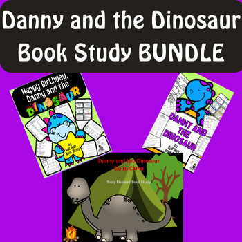 Preview of Danny and the Dinosaur Series Book Study BUNDLE/Comprehension/Task Cards