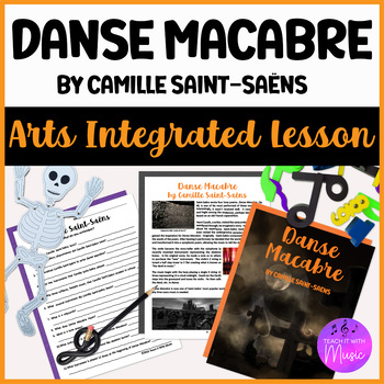 Preview of Danse Macabre by Camille Saint-Saëns Musical Lesson, Activities & Worksheets
