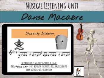 Preview of Danse Macabre by Camille Saint-Saens Listening Unit (PDF)