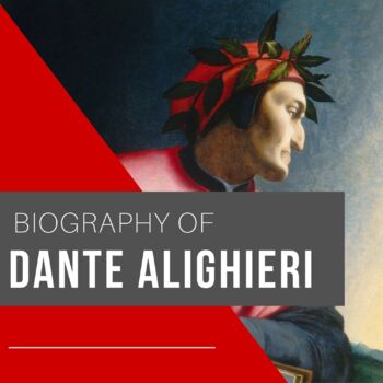 Preview of Dante Alighieri Biography, Dante Biography, Editable, No Prep Lesson