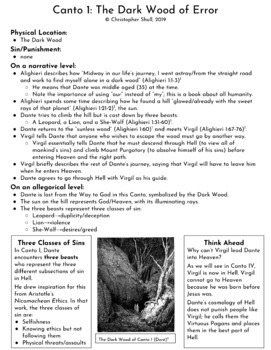 PDF) Dante's Inferno. Canto V in text and image