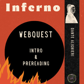 Preview of Dante's Inferno Webquest, Pre-Reading, Poetry