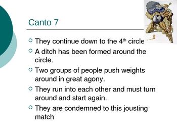 Dante's Inferno - Circle 5 - Cantos 7-9