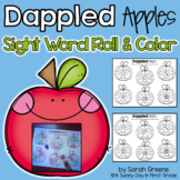 Fall Apple Roll & Read Sight Word Game