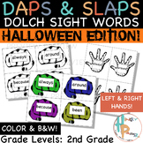 Daps & Slaps: Dolch Sight Words for 2ND Grade {Halloween Edition}