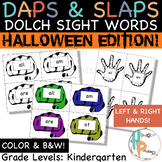 Daps & Slaps: Dolch Sight Words for Kindergarten {Hallowee