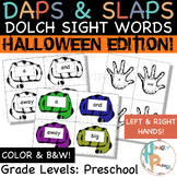 Daps & Slaps: Dolch Sight Words for PreK {Halloween Edition}