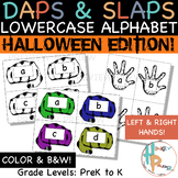 Daps & Slaps: Lowercase Alphabet {Halloween Edition}
