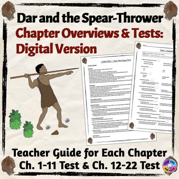 Preview of Dar and the Spear-Thrower Digital Novel Study - Chapter Overviews and Tests