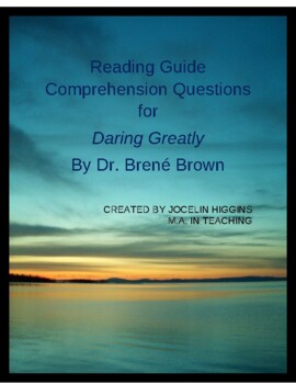 Preview of Daring Greatly by Brené Brown: Reading Guide/Discussion Questions
