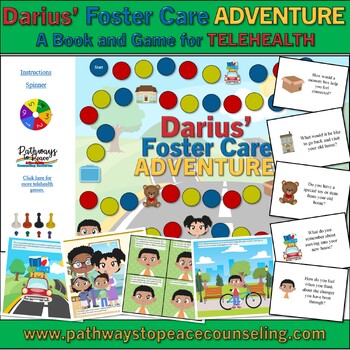 Preview of Darius' Foster Care Adventure: A Book and Game for Telehealth