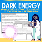 Dark Energy: Informational Science Passages, Worksheets, R