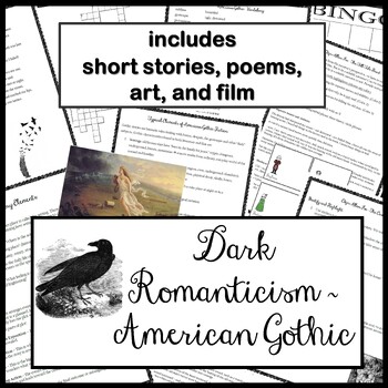 Preview of Dark Romanticism & American Gothic Unit; Poe, Hawthorne, Dickinson, The Village