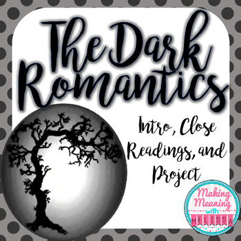 Preview of Dark Romantics Unit - American Literature - High School ELA