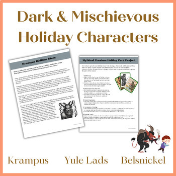 Preview of Dark and Mischievous Holiday Creatures