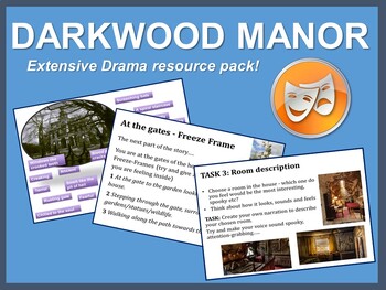 Preview of Darkwood Manor (Haunted House): Extensive Drama resource pack