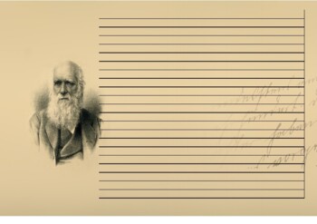 Preview of Charles Darwin Writing Paper KS2