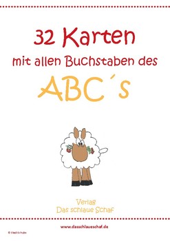 Preview of Das Abc der Tiere in Deutsch_ Flashcards