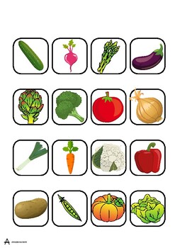 Preview of Das Gemüse (Vegetables in German)