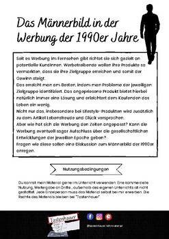 Preview of Das Männerbild in der Werbung der 1990er Jahre (German)