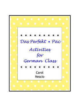 Preview of Das Perfekt Pac ~ Activities For German Class ~ The Conversational Past Tense