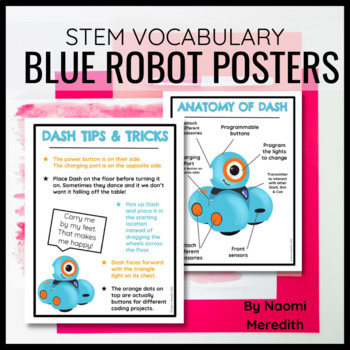 Dash Robot Education Posters by Naomi Meredith --The Elementary STEM Coach