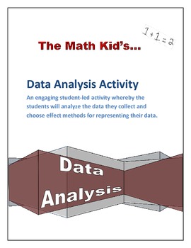 Preview of Data Analysis Activity - Mean, Median, Mode and Range