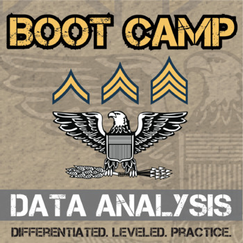 Preview of Data Analysis Boot Camp - Printable & Digital Differentiated Practice Activities