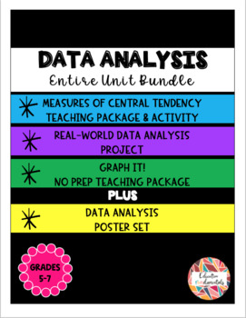 Preview of Data Analysis - Entire Unit Bundle ---SAVE!!SAVE!!SAVE!!